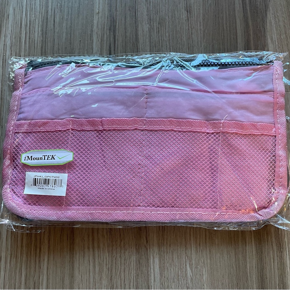 Bag Insert Organizer Pink - Picture 2 of 3